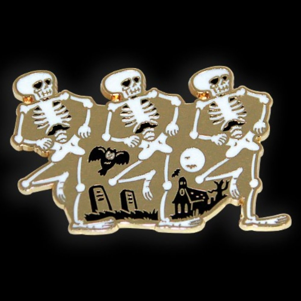 Skeleton Dance 2" Pin Silly Symphony D23 Exclusive